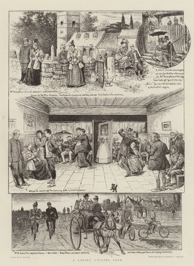 婦人サイクリングクラブ 作： William Ralston